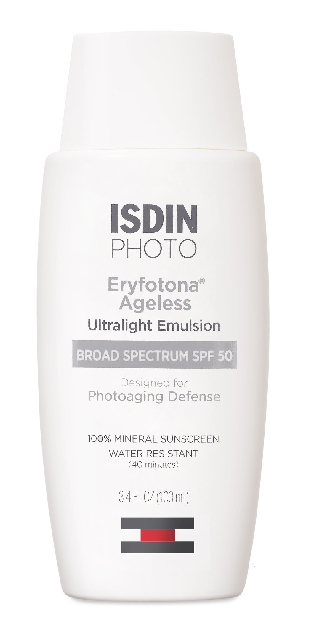 ISDIN Eryfotona Ageless Ultralight Emulsion SPF 50 (tinted) - Emerage Cosmetics